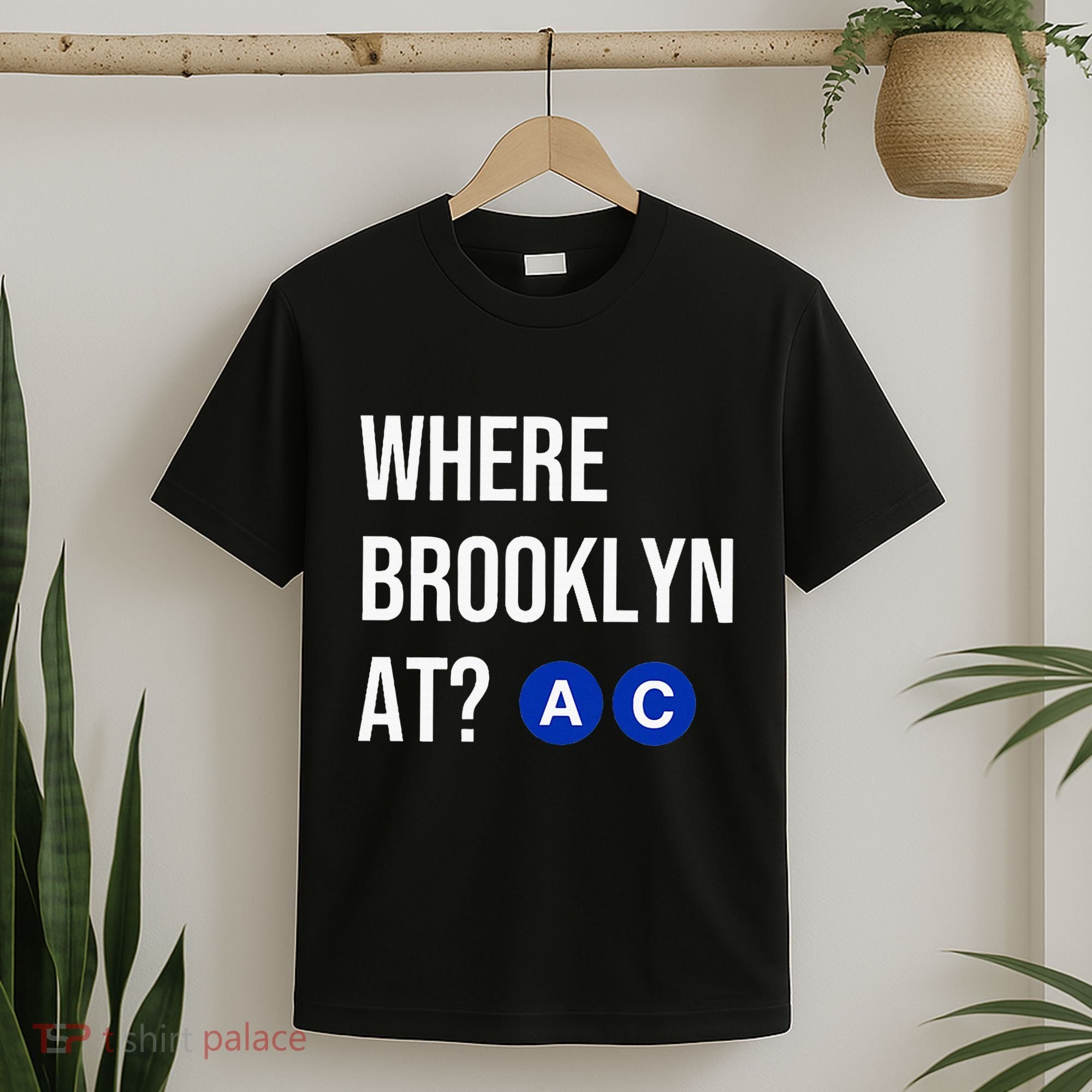 Where Brooklyn At Ac Nyc Train T-Shirt
