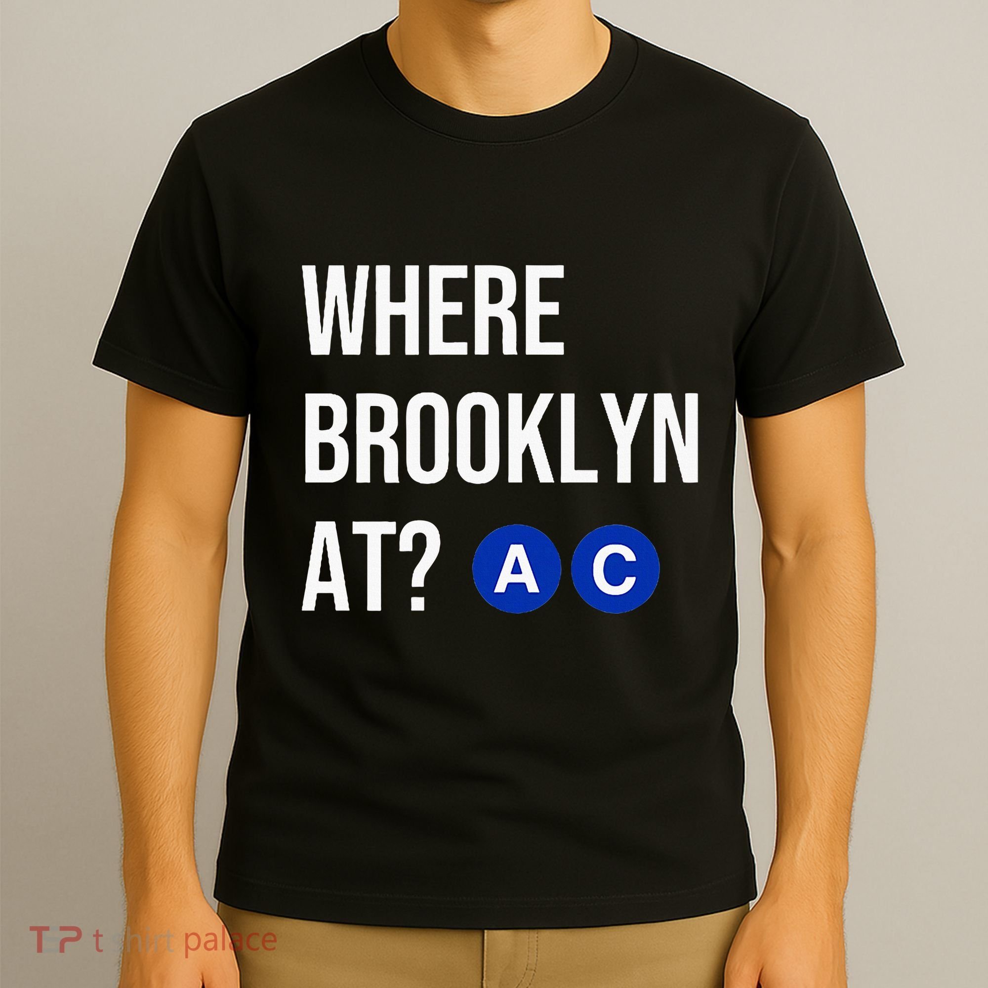 Where Brooklyn At Ac Nyc Train T-Shirt