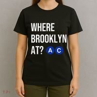Where Brooklyn At Ac Nyc Train T-Shirt thumb 4