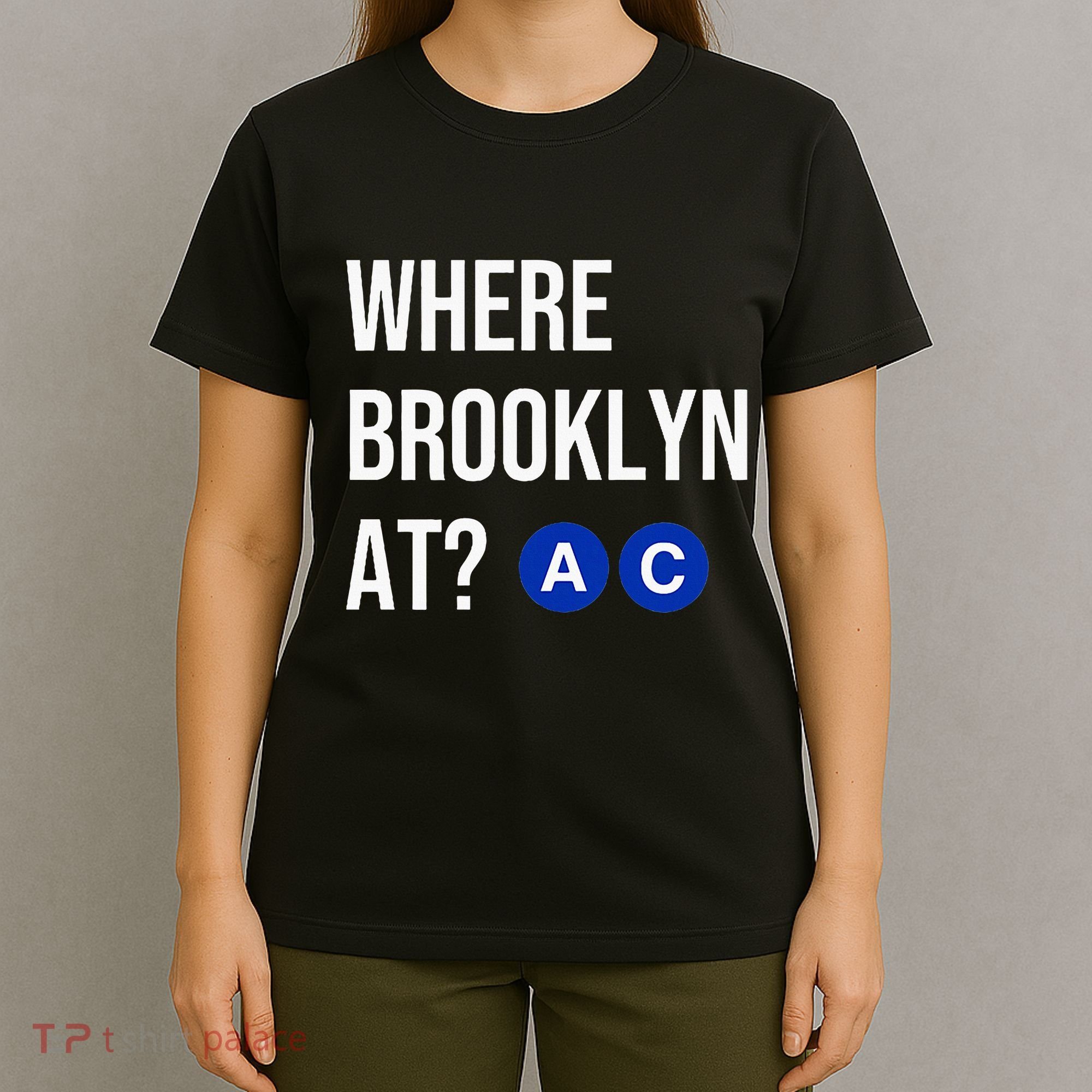 Where Brooklyn At Ac Nyc Train T-Shirt