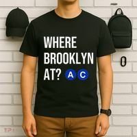 Where Brooklyn At Ac Nyc Train T-Shirt thumb 6
