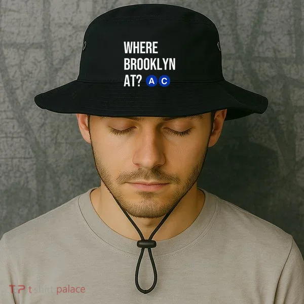 Where Brooklyn At Ac Nyc Train Bucket Hat