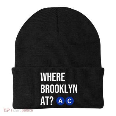 Where Brooklyn At Ac Nyc Train Beanie