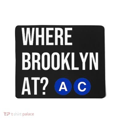 Where Brooklyn At Ac Nyc Train Mousepad