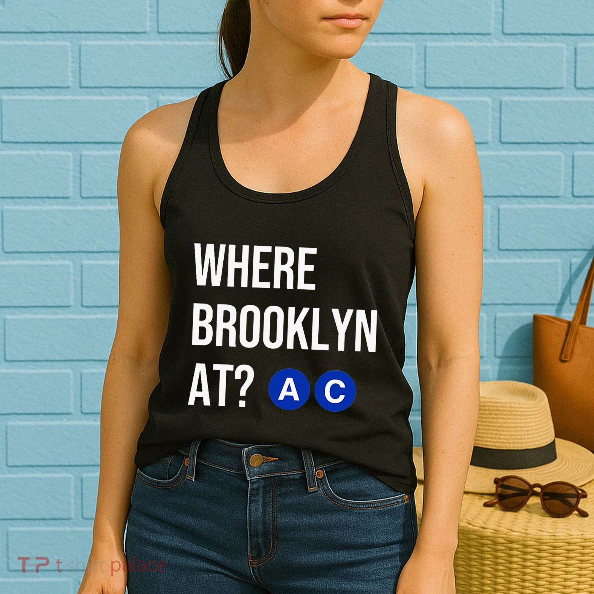 Where Brooklyn At Ac Nyc Train Women's Tank Top