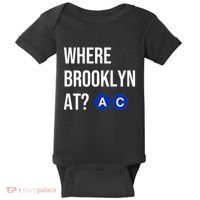 Where Brooklyn At Ac Nyc Train Baby Bodysuit thumb 0
