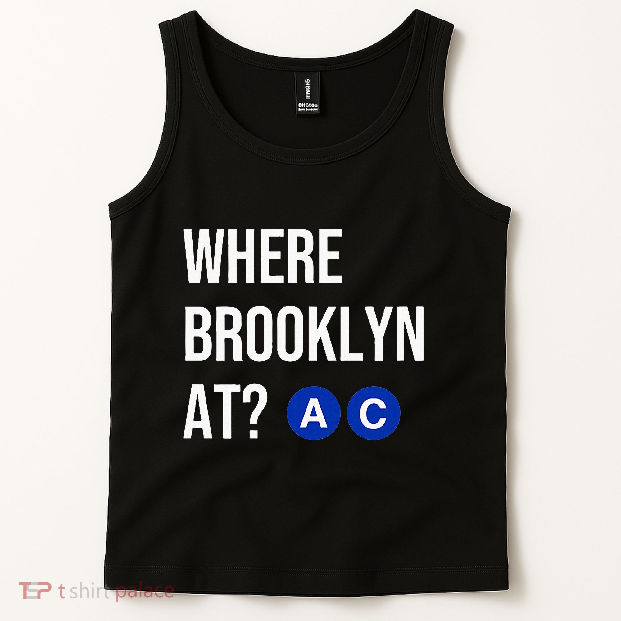 Where Brooklyn At Ac Nyc Train Tank Top