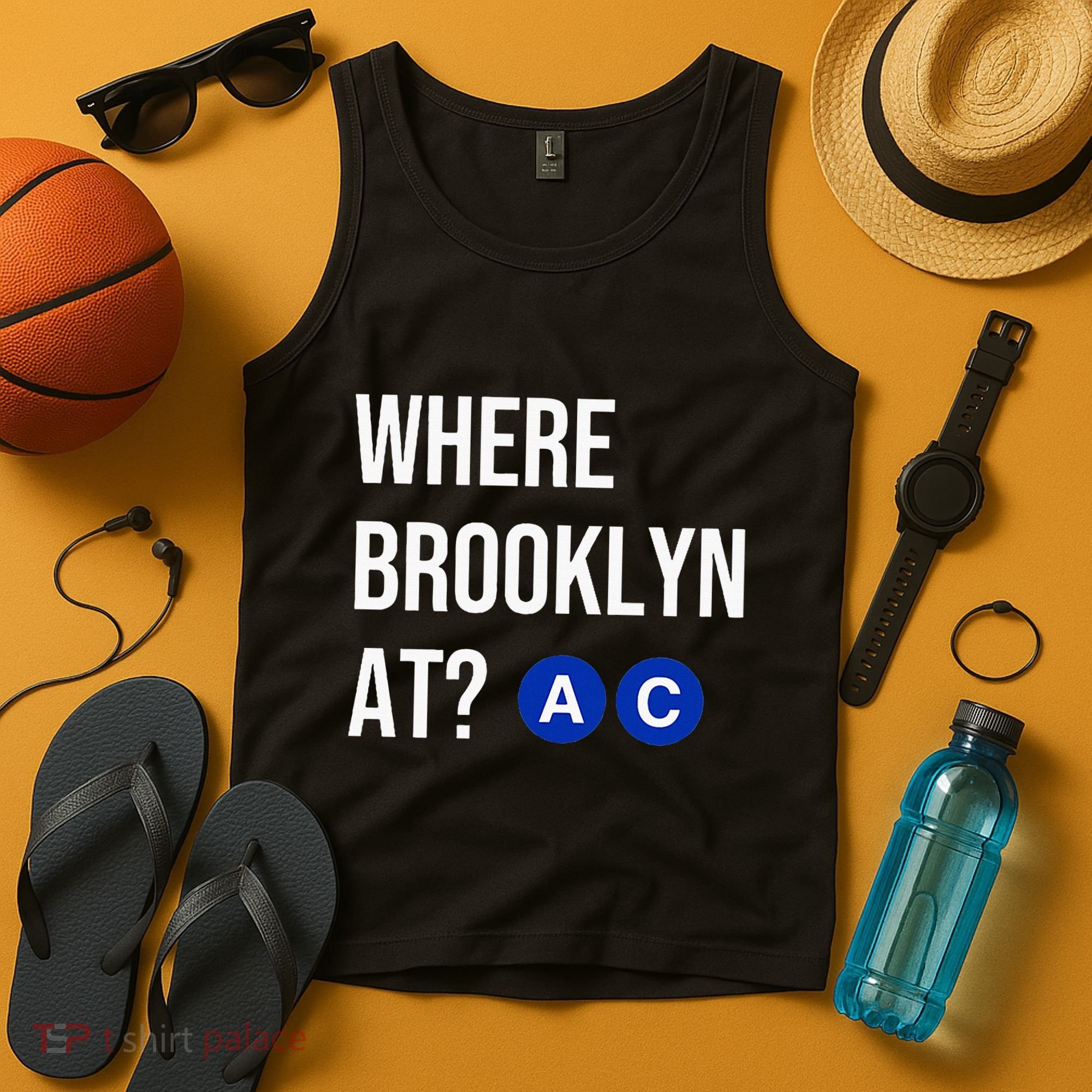 Where Brooklyn At Ac Nyc Train Tank Top
