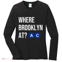 Where Brooklyn At Ac Nyc Train Women's Long Sleeve Shirt thumb 0