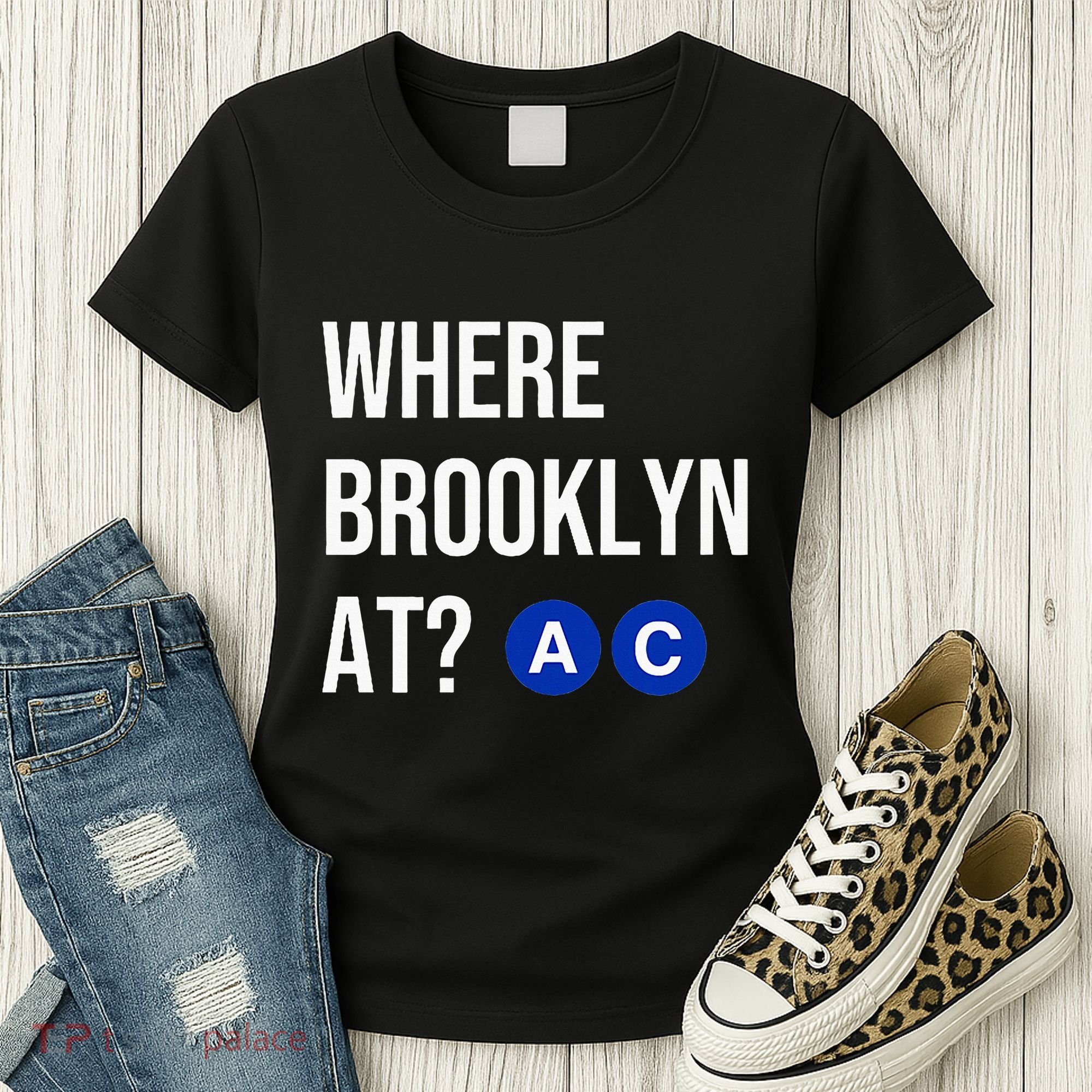 Where Brooklyn At Ac Nyc Train Women's T-Shirt