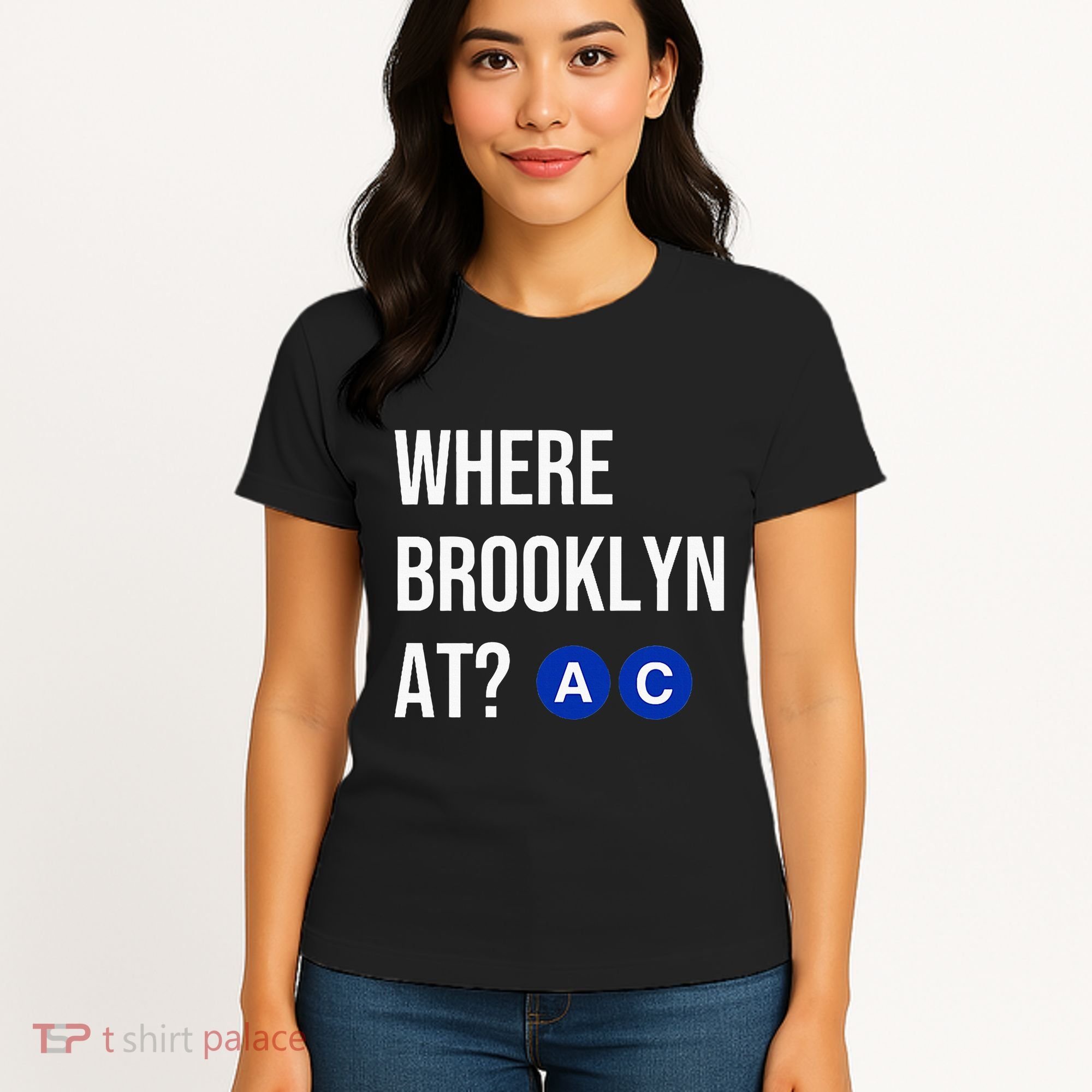Where Brooklyn At Ac Nyc Train Women's T-Shirt