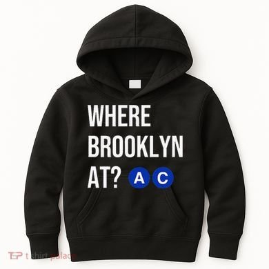 Where Brooklyn At Ac Nyc Train Kids Hoodie