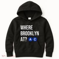 Where Brooklyn At Ac Nyc Train Kids Hoodie thumb 0