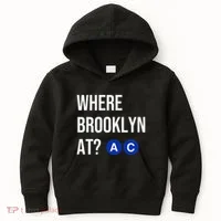 Where Brooklyn At Ac Nyc Train Kids Hoodie thumb 0