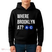 Where Brooklyn At Ac Nyc Train Kids Hoodie thumb 4