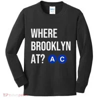 Where Brooklyn At Ac Nyc Train Kids Long Sleeve Shirt thumb 0