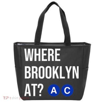 Where Brooklyn At Ac Nyc Train Tote Bag
