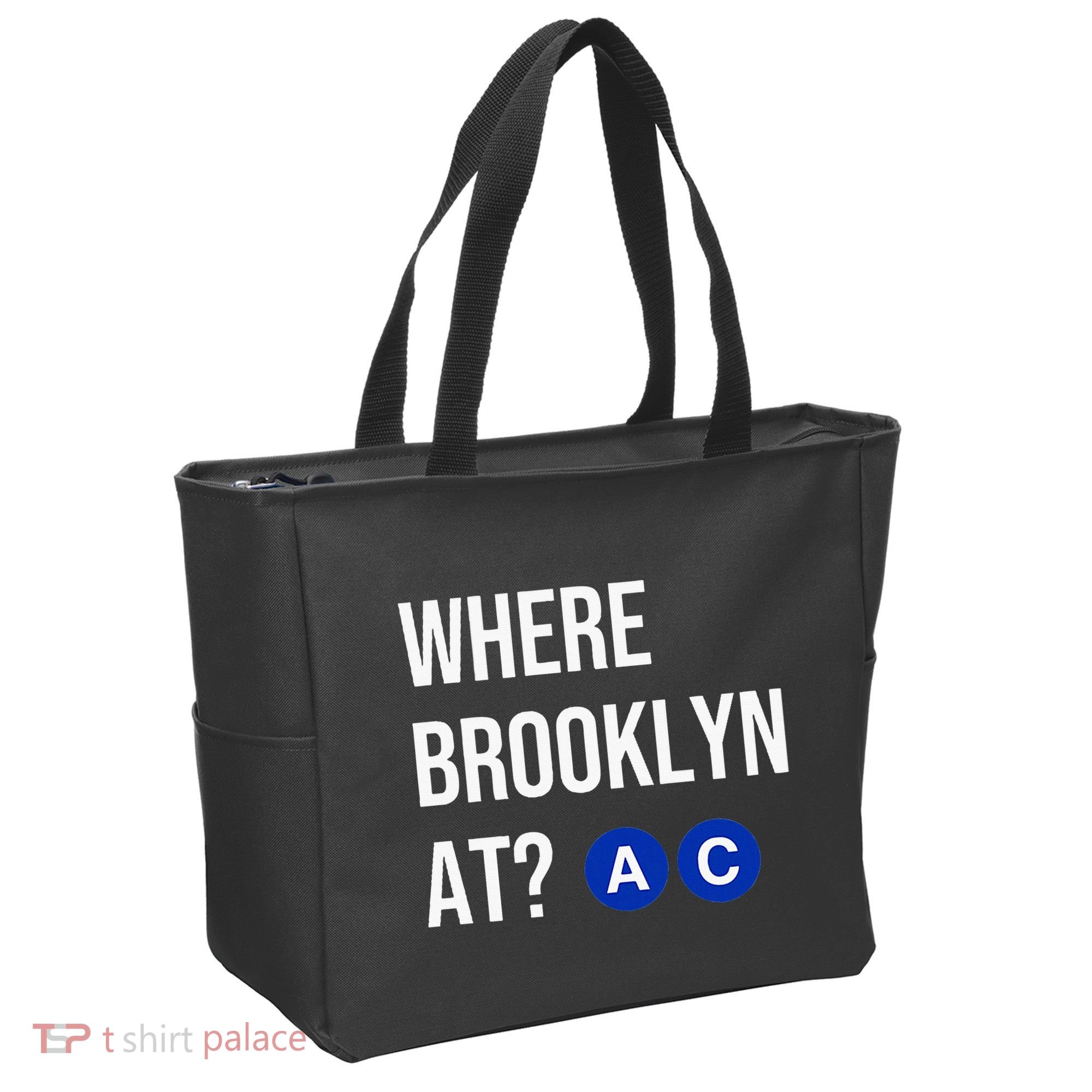Where Brooklyn At Ac Nyc Train Tote Bag