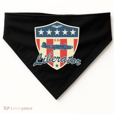 Ww2 Bomber Airplane 24 Liberator USA-Made Doggie Bandana