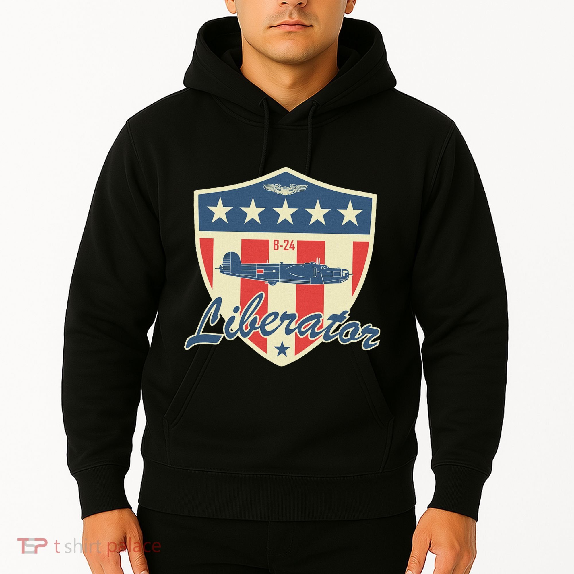 Ww2 Bomber Airplane 24 Liberator Hoodie