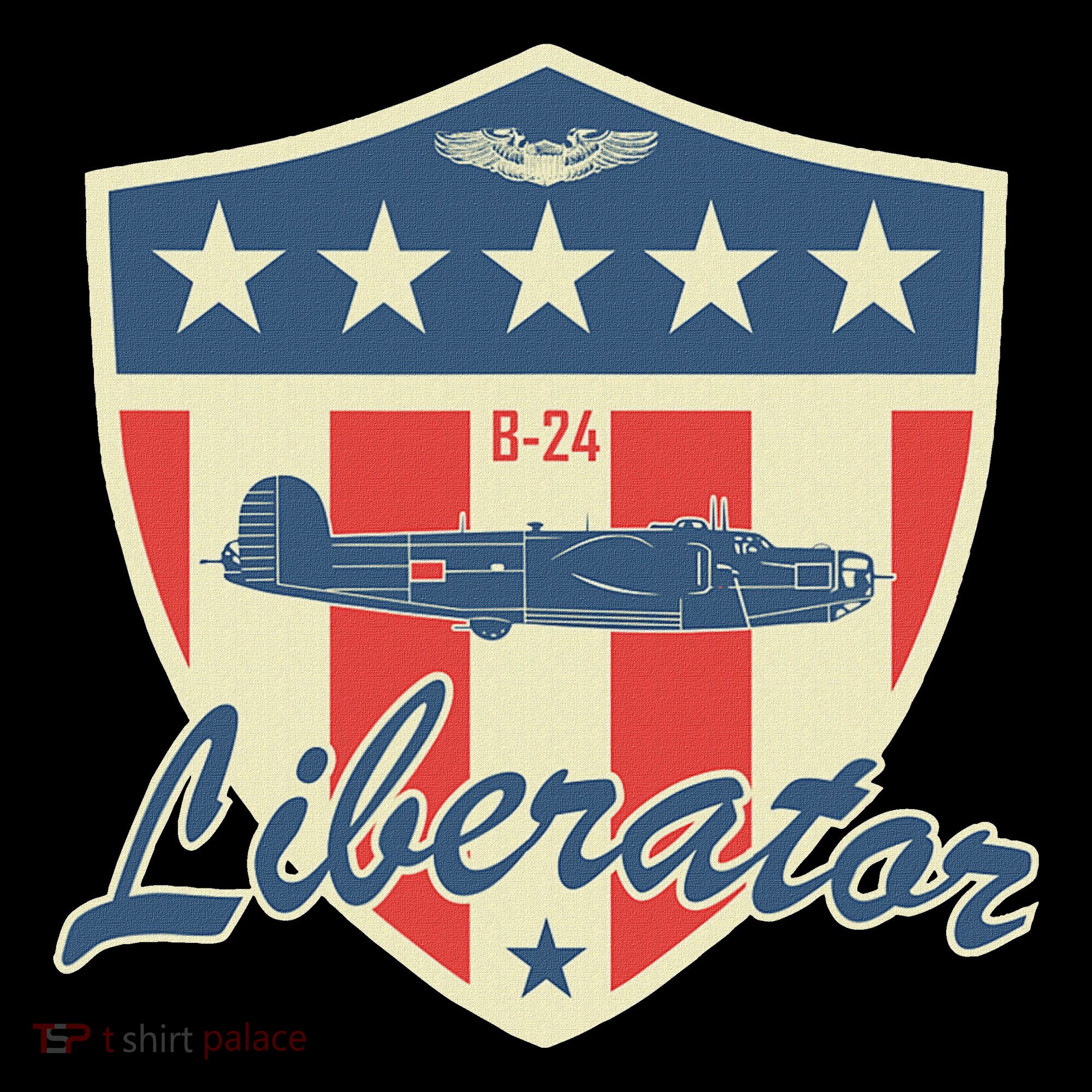 Ww2 Bomber Airplane 24 Liberator T-Shirt