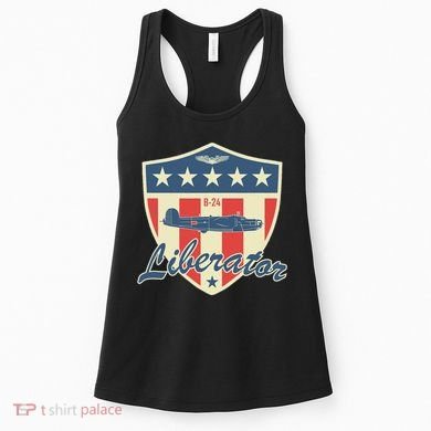 Ww2 Bomber Airplane 24 Liberator Women's Tank Top