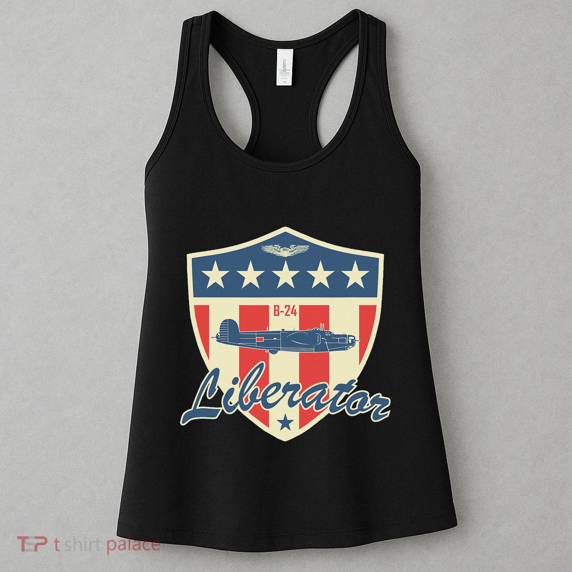 Ww2 Bomber Airplane 24 Liberator Women's Tank Top