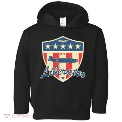 Ww2 Bomber Airplane 24 Liberator Toddler Hoodie