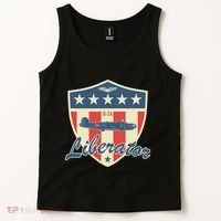 Ww2 Bomber Airplane 24 Liberator Tank Top thumb 2