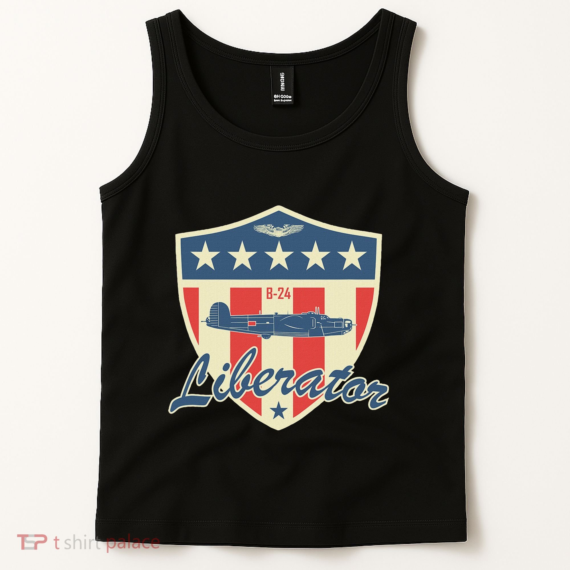 Ww2 Bomber Airplane 24 Liberator Tank Top