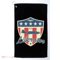 Ww2 Bomber Airplane 24 Liberator Golf Towel thumb 0