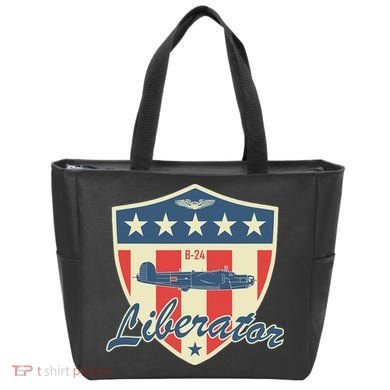Ww2 Bomber Airplane 24 Liberator Tote Bag