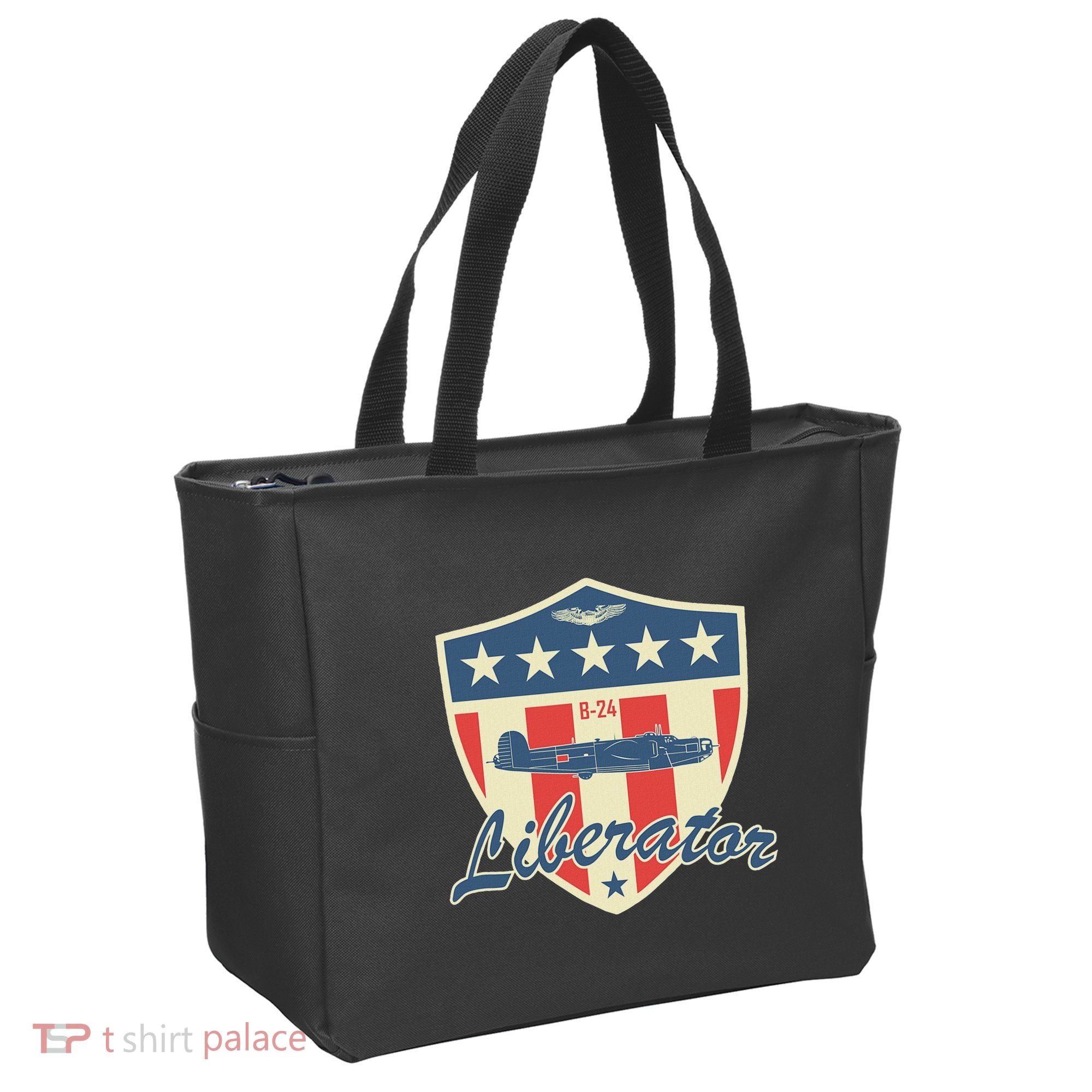 Ww2 Bomber Airplane 24 Liberator Tote Bag