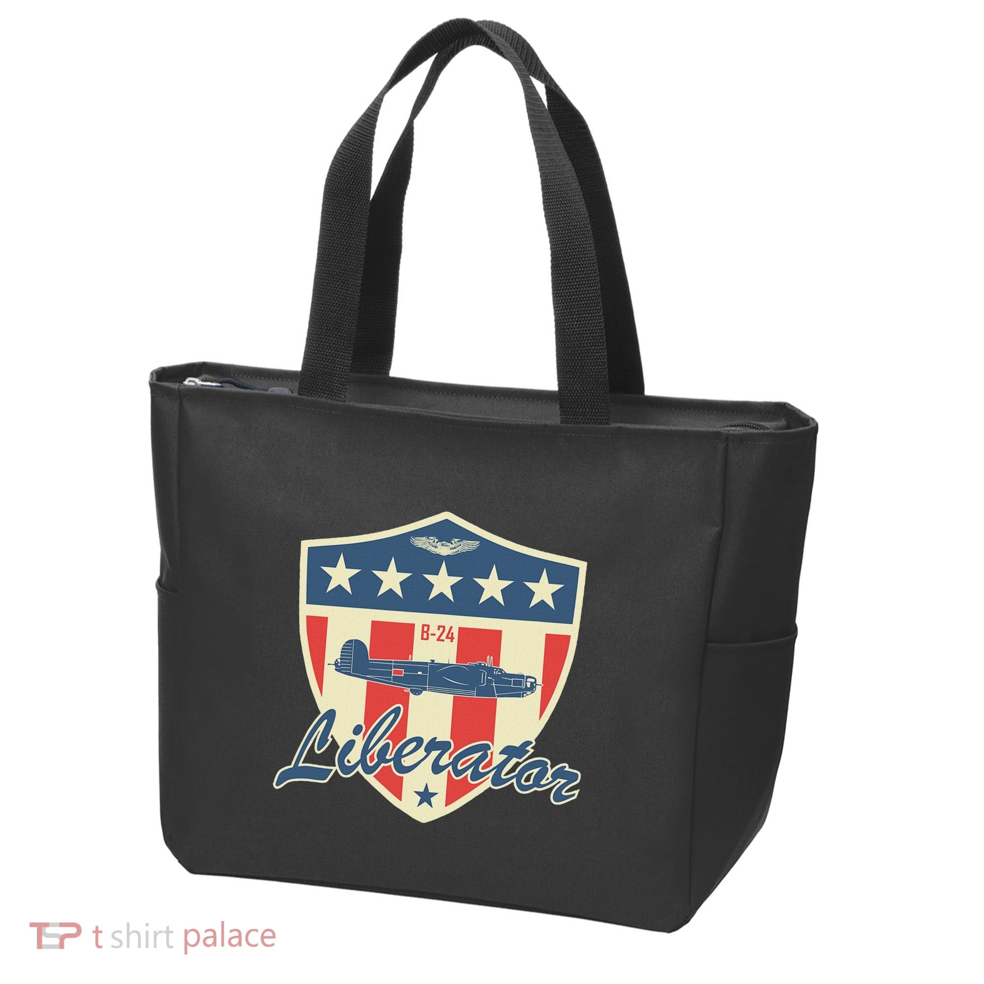 Ww2 Bomber Airplane 24 Liberator Tote Bag