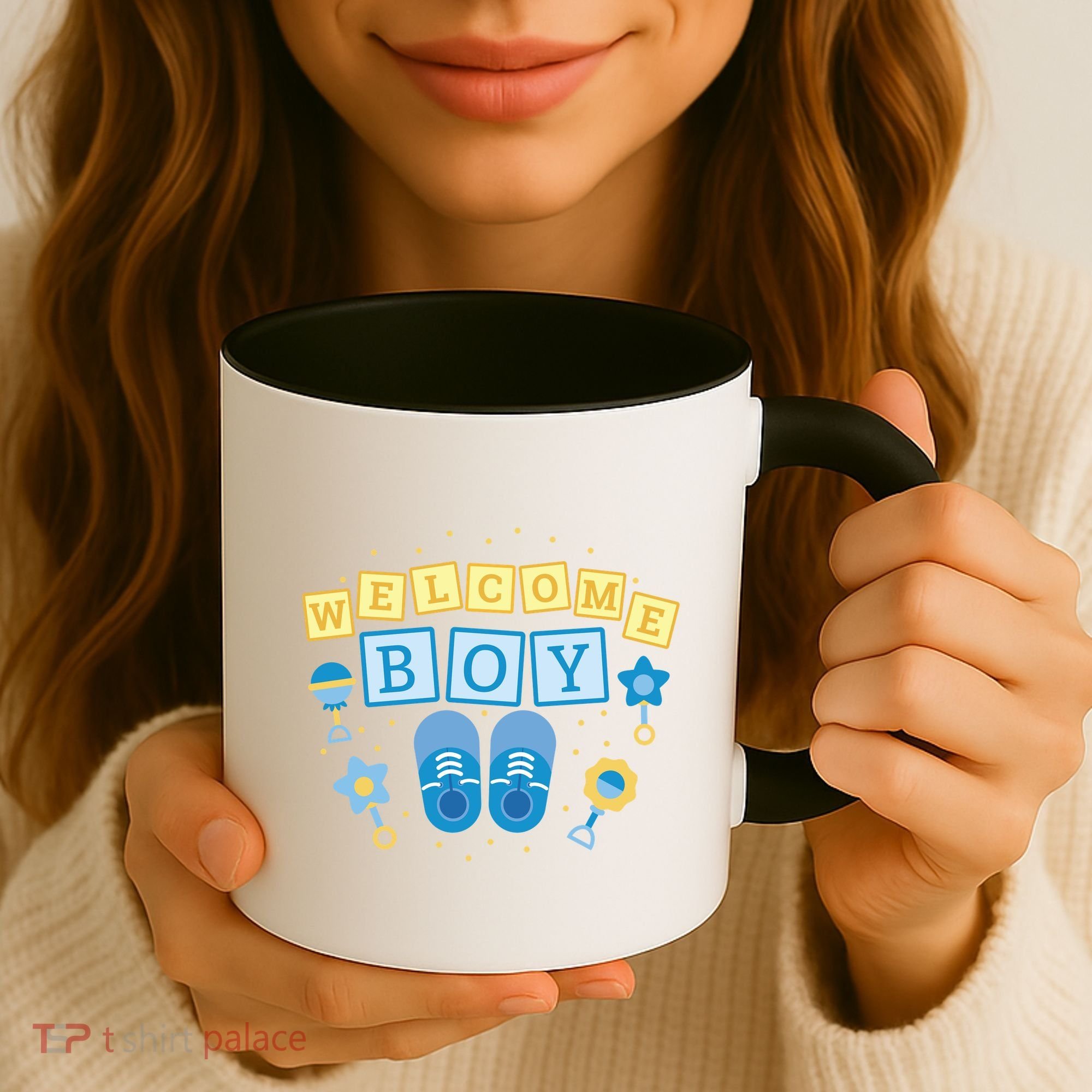 Welcome Baby Boy Gift Coffee Mug