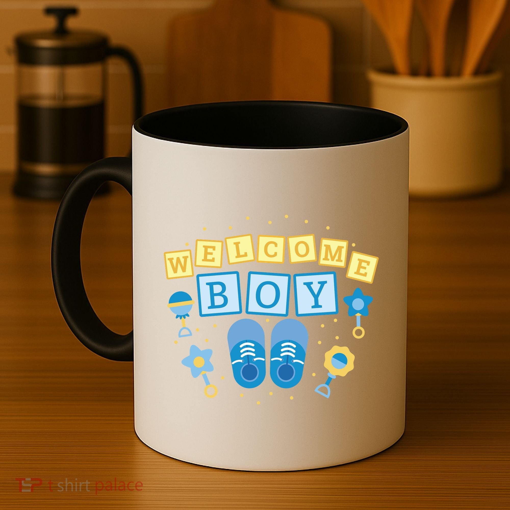 Welcome Baby Boy Gift Coffee Mug