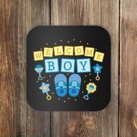 Welcome Baby Boy Gift Coaster thumb 0