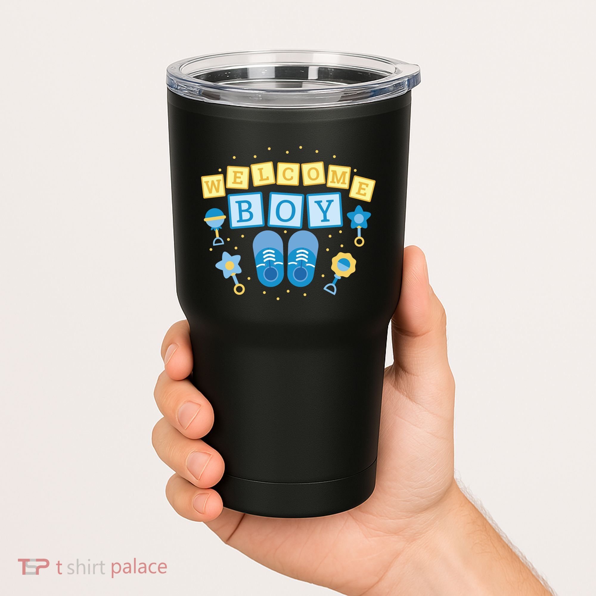 Welcome Baby Boy Gift Tumbler