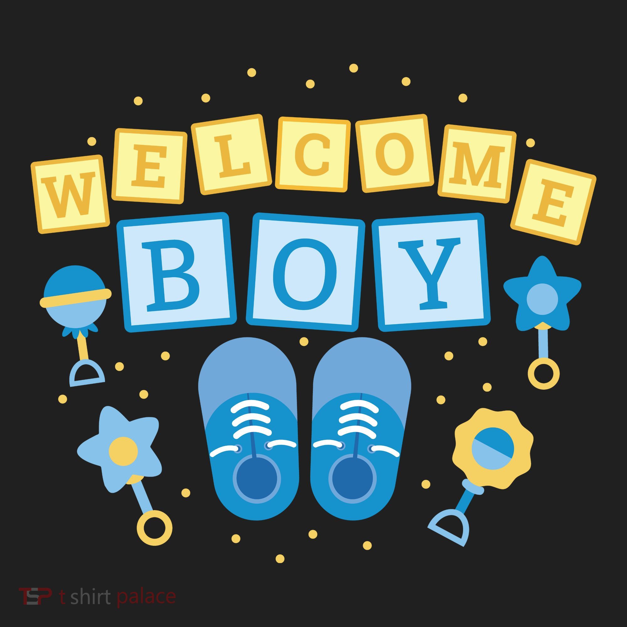 Welcome Baby Boy Gift Hat