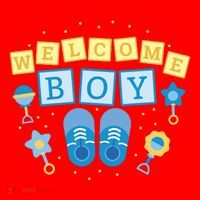 Welcome Baby Boy Gift Santa Hat thumb 1