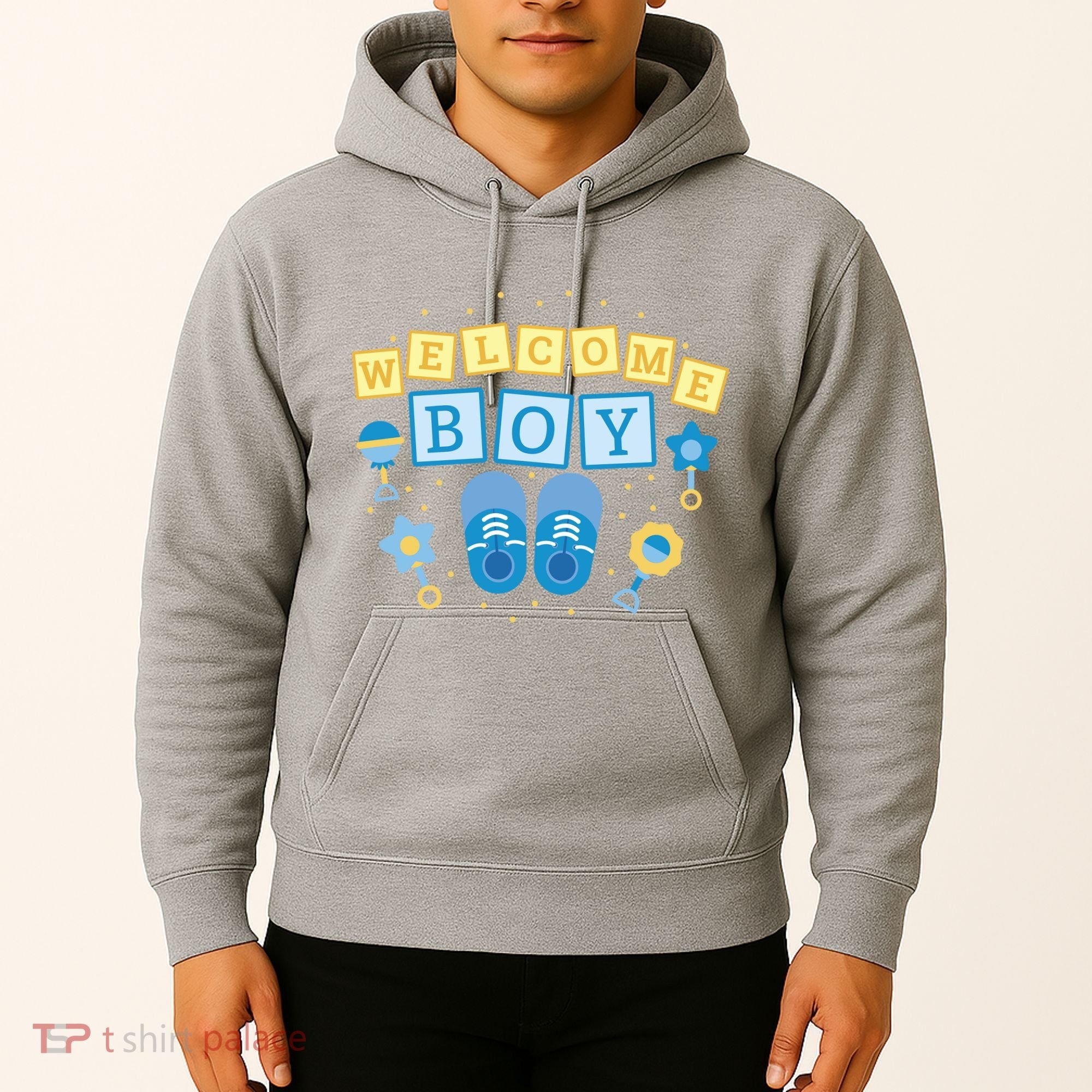 Welcome Baby Boy Gift Hoodie