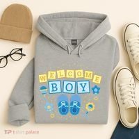 Welcome Baby Boy Gift Hoodie thumb 4