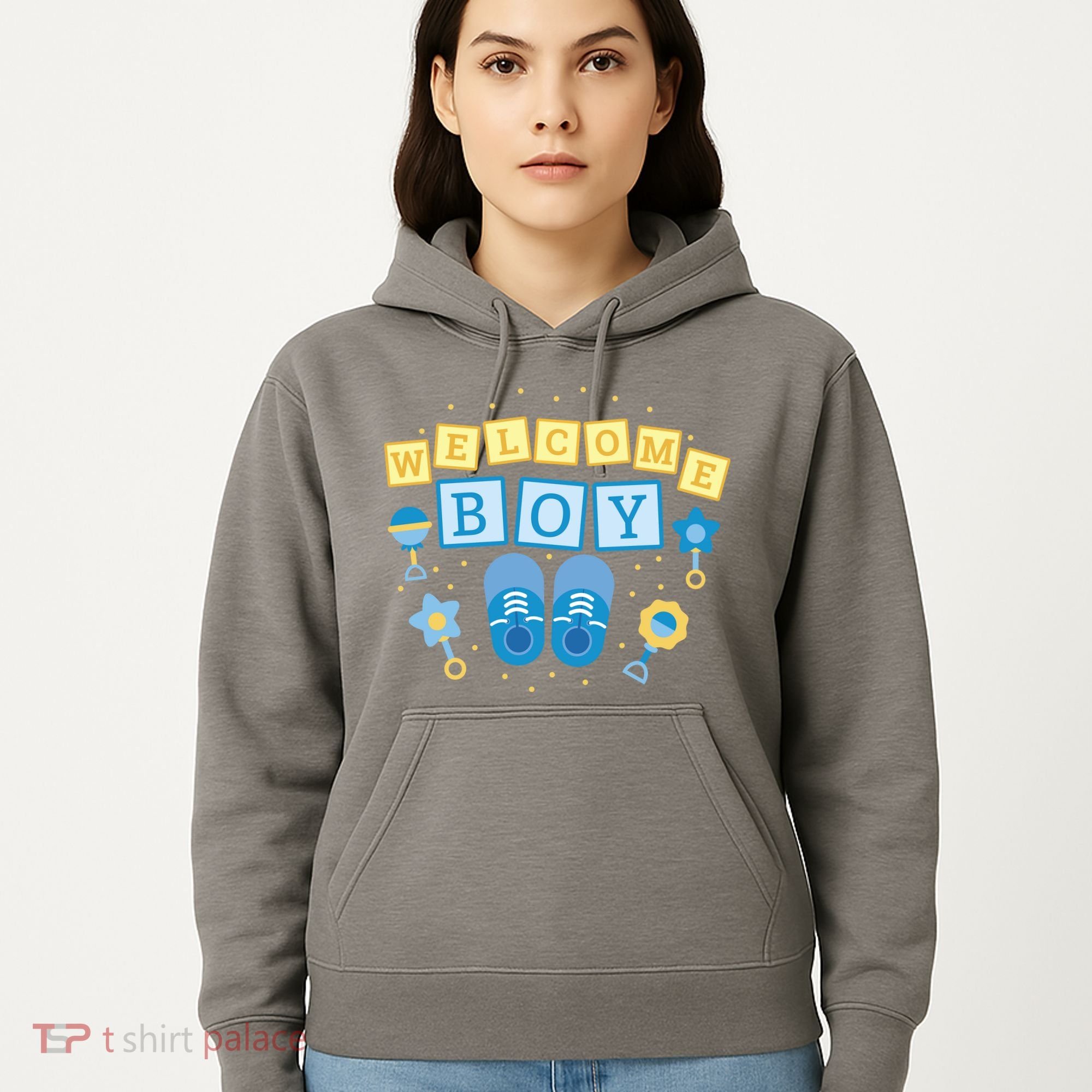 Welcome Baby Boy Gift Hoodie