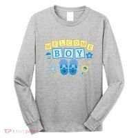 Welcome Baby Boy Gift Long Sleeve Shirt thumb 0