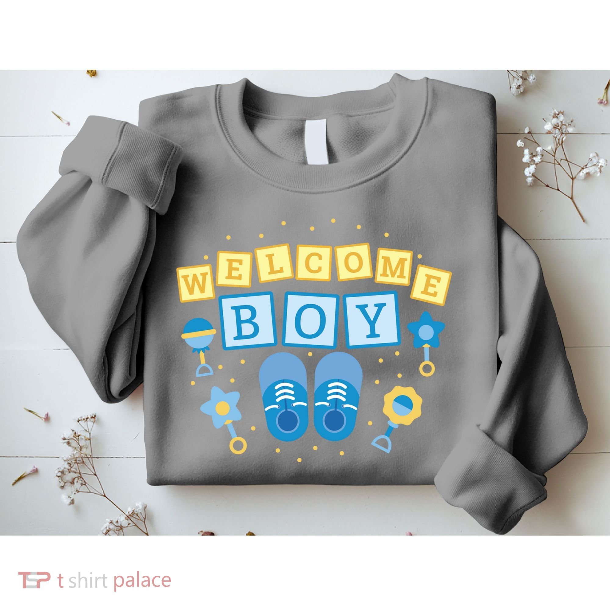 Welcome Baby Boy Gift Sweatshirt