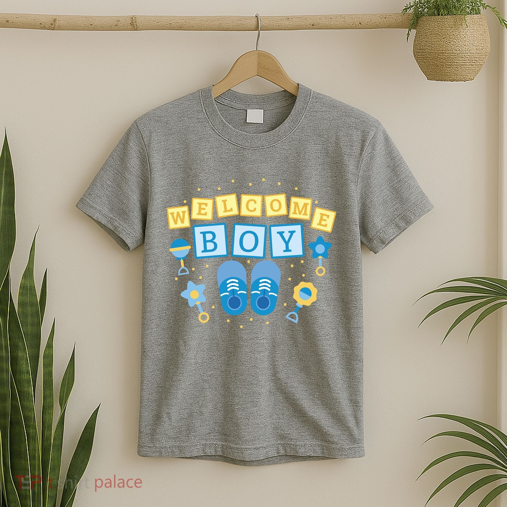 Welcome Baby Boy Gift T-Shirt
