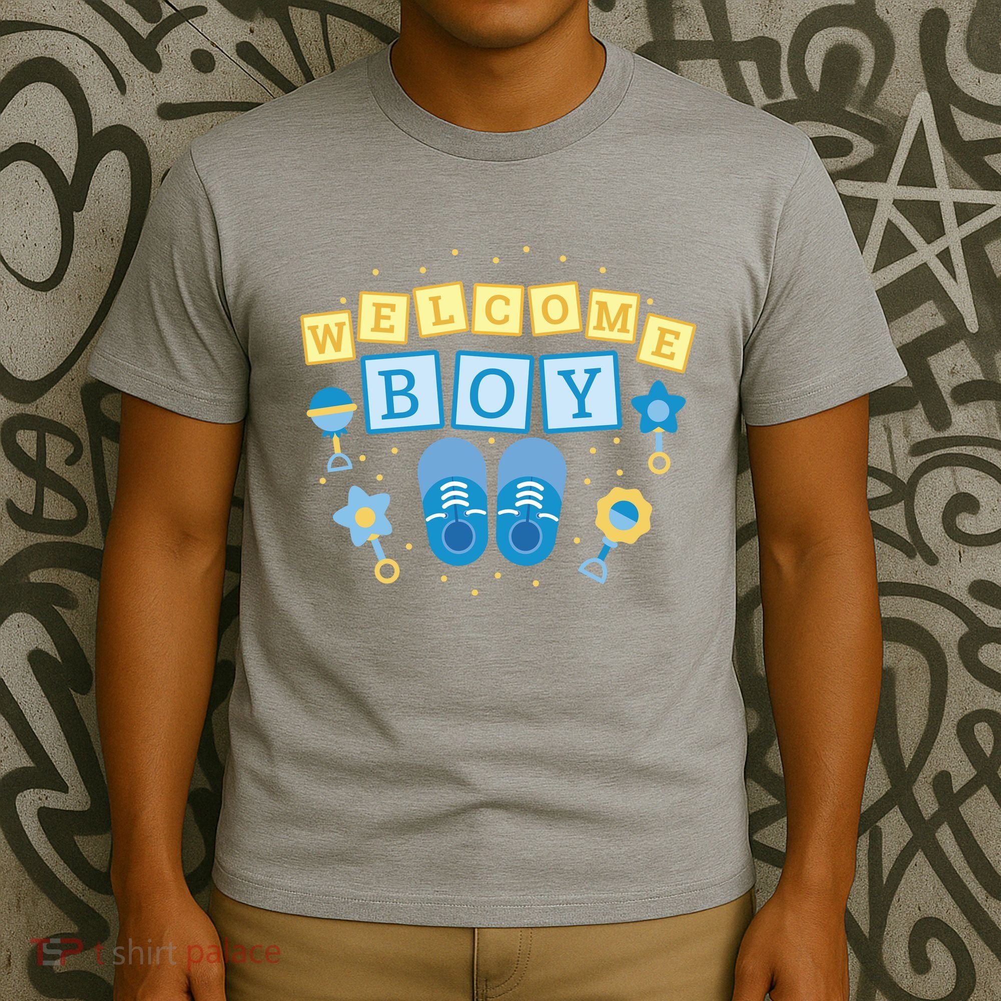 Welcome Baby Boy Gift T-Shirt
