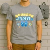 Welcome Baby Boy Gift T-Shirt thumb 6