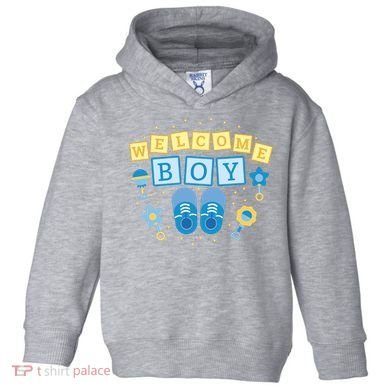 Welcome Baby Boy Gift Toddler Hoodie