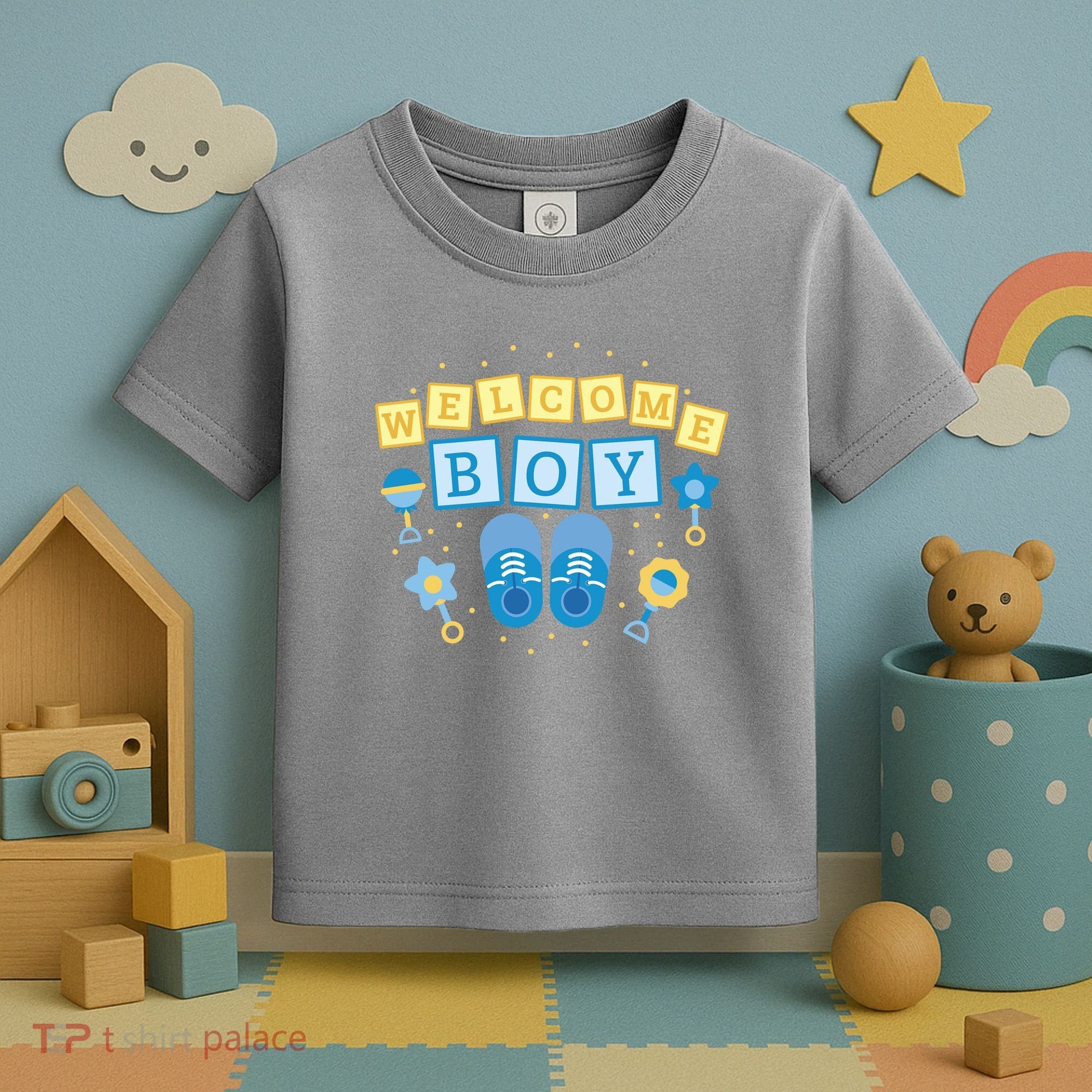Welcome Baby Boy Gift Toddler T-Shirt